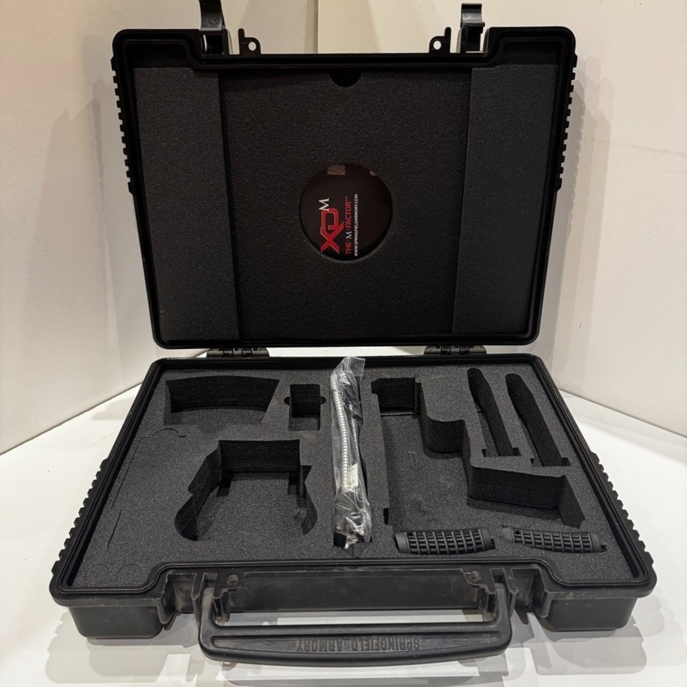 OEM Springfield Armory XD9 XD-9 XD40 XD45 XDM9 XDM40 Hard Gun Case Box Black